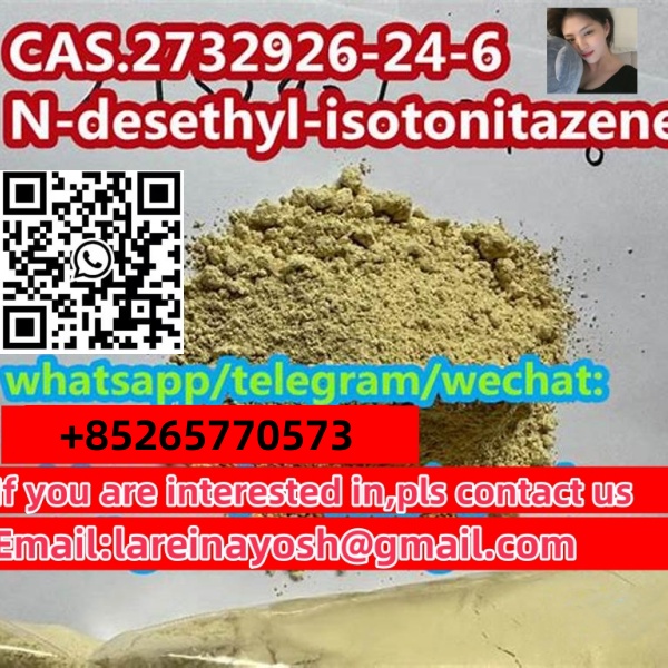Safe Shipping 	N-DesethylIsotonitazene cas2732926-24-6