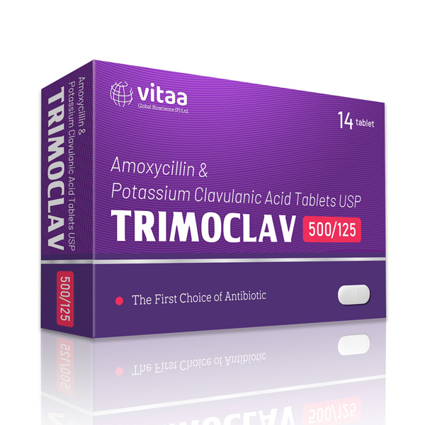 VITAA TRIMOCLAV 875 125 14 TABLET