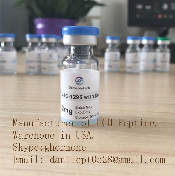 Somabiotech CJC-1295 DAC / Without DAC  2mg 5mg  Meet Pharmaceutical Grade Warehouse in USA Ship to 