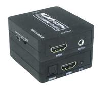 Mini HDMI 1.4 to HDMI+Audio Repeater Supports 3D Video & 4Kx2K