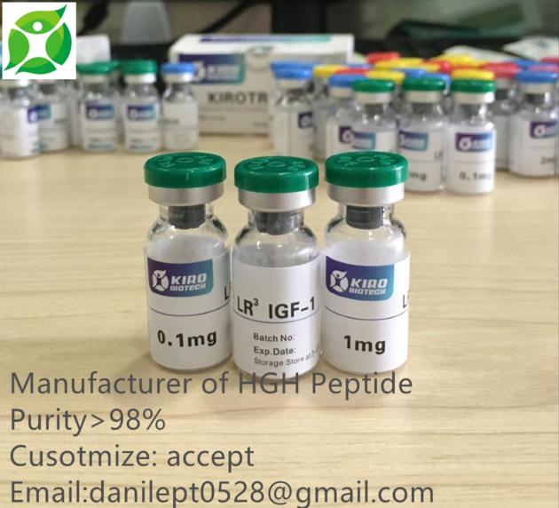 IGF 1LR3 IGF-1 LR3 Insulin Like Growth Factor 100mcg 1mg with Purity 98% Warehouse in USA Kirotropin