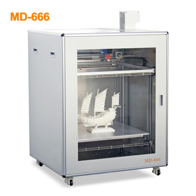 Professional printer 3D for Plastic Prototype Model , MD-666 large 3d printer machine