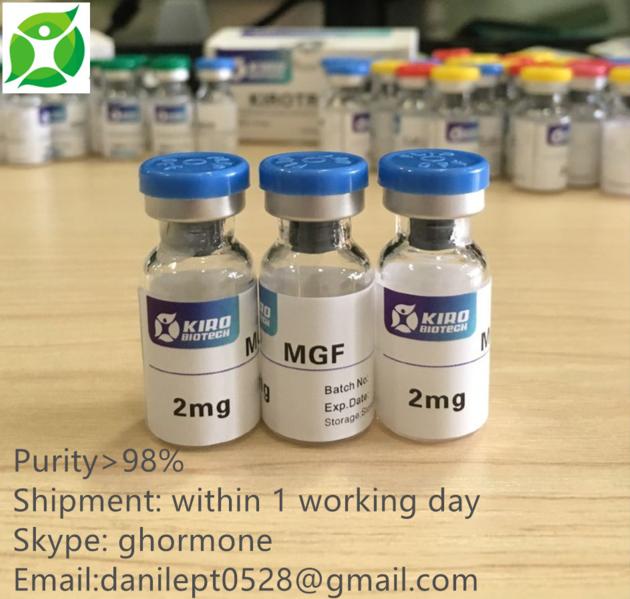 MGF 2 MG Mechano Growth Factor Healing Peptides with Purity 98% Warehouse in USA Factory in China