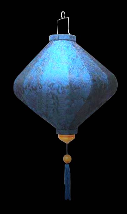 Midnight Diamond Lantern - Dark Blue