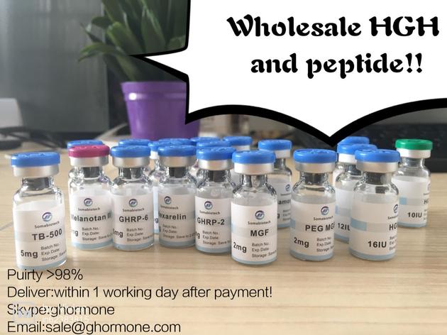 Somabiotech HGH Peptide Manufacturer Ipamorelin 2mg/vial Warehouse in USA Ship to Worldwide