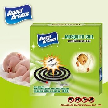Powerful 125mm no smoke mosquito coils for baby safety mosquito repellent coil