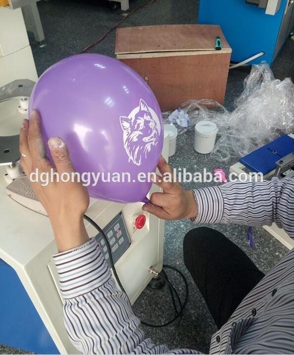 balloon autoamtic screen printing machine for single color