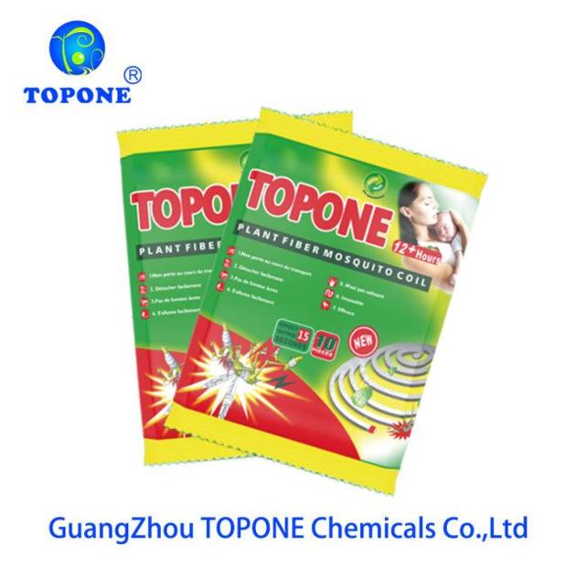China best mosquito repellent Topone brand paper mosquito coil