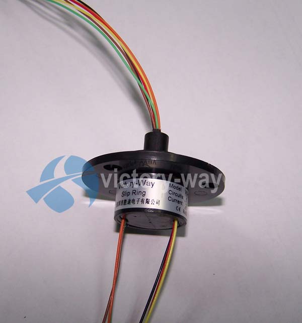 Mini Capsule Slip Ring(6 channels)in Robots or Laboratory equipment