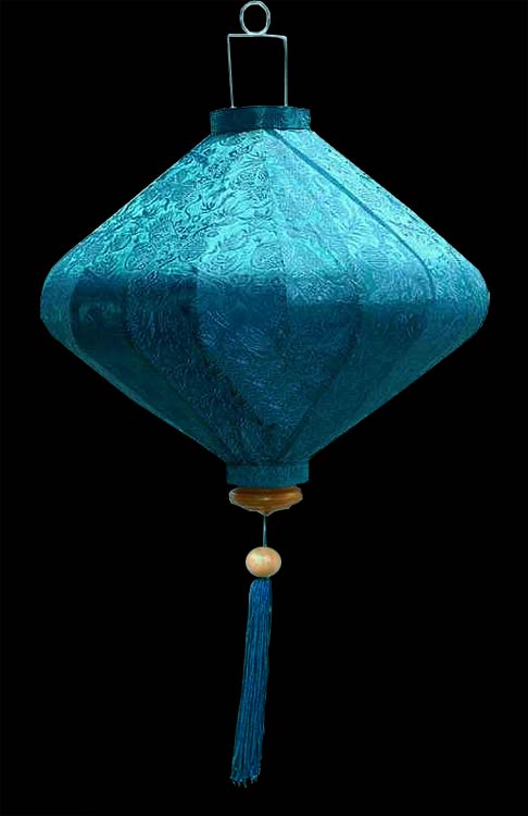 Turquoise Diamond Lantern - Turquoise