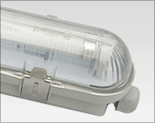 weatherproof fluorescent lighting fixture