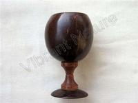 Coconut shell wine glasses 