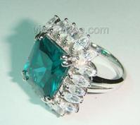925 silver ring, gemstone ring
