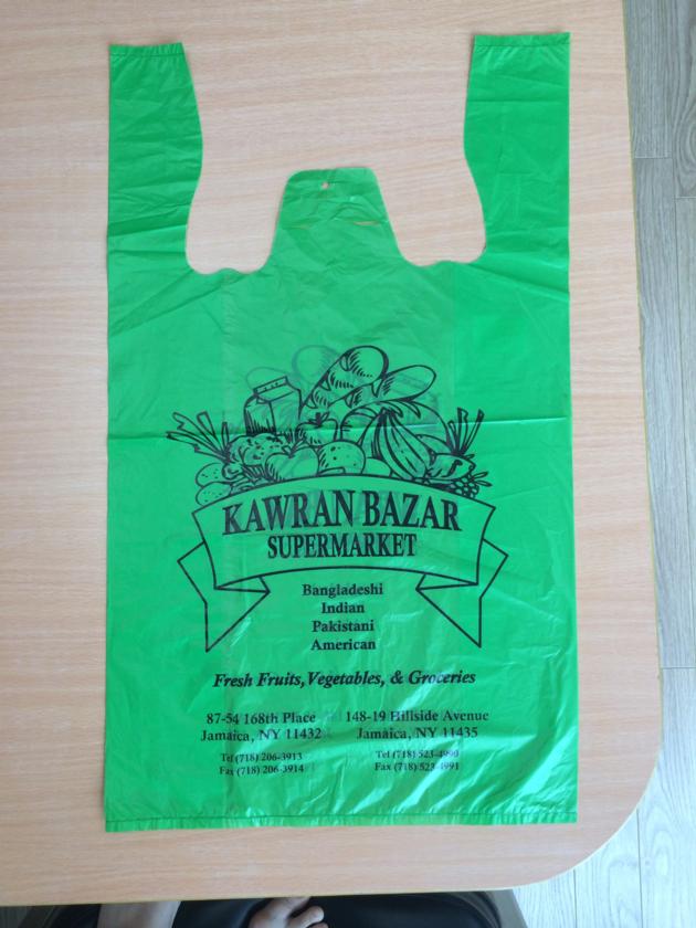 T-shirt shopping bags