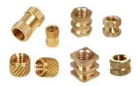 Brass Inserts | Brass Knurled Inserts | Brass Molding Inserts