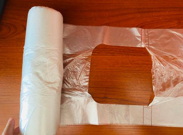 T Shirt Plastic Bag On Roll
