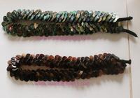 fish scale paua shell necklace