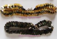 fish scale sea shell necklace