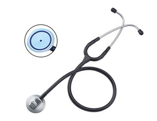 Frequency adjustable single head stethoscope
