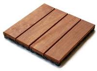 Acacia decking tiles 12 slats