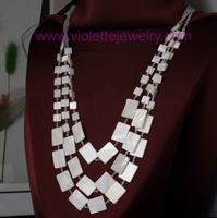 rectangle shell necklace