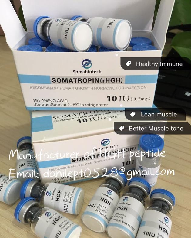 Somabiotech HGH 10iu 12iu 16iu Human Growth Hormone Warehouse in USA Meet Pharmaceutical Grade Accep