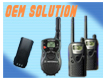 Rechargeable battery for two-way radio