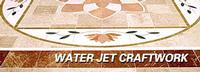 Water jet craftwork