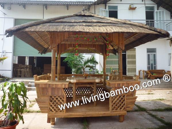 BAMBOO GAZEBO FOR PICNIC, MEETING