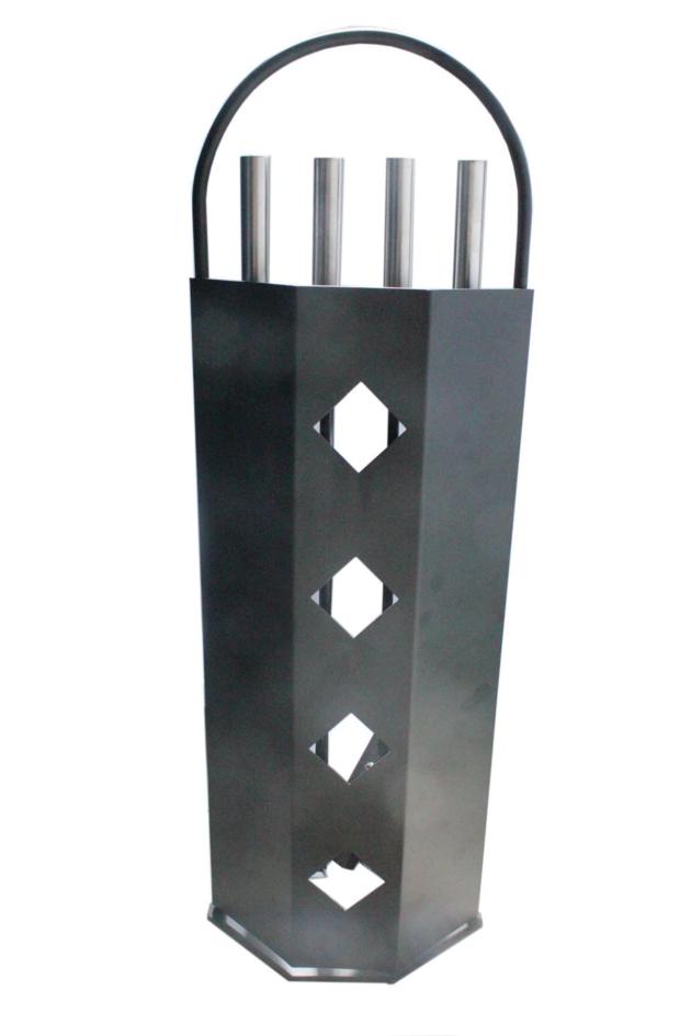 5 peices Fireplace Tool set with stainless steel handle