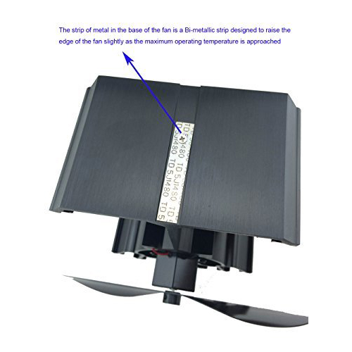 New Designed 2 Blades Heat Powered
