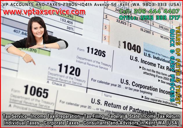 Tax Return Preparation And Filing In