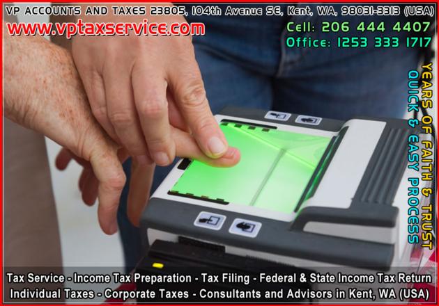 Finger Print Scan In Kent WA
