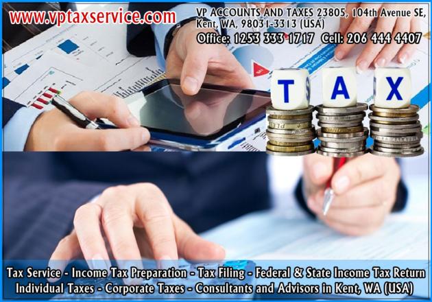 Income Tax Preparation Service Kent Wa