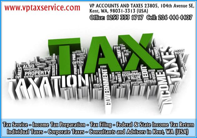 Income Tax Preparation Service Kent Wa