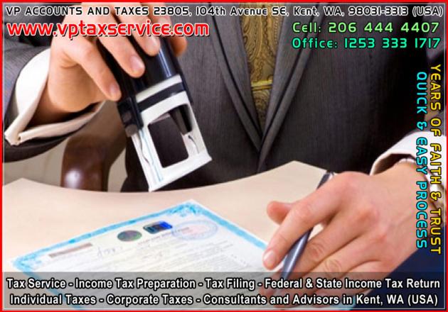 Notary Public Stamp In Kent Wa