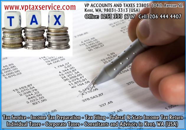 Tax Return Preparation and Filing in Kent
