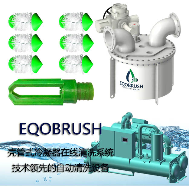 Automatic Condenser online cleaning system achieve an effective chiller