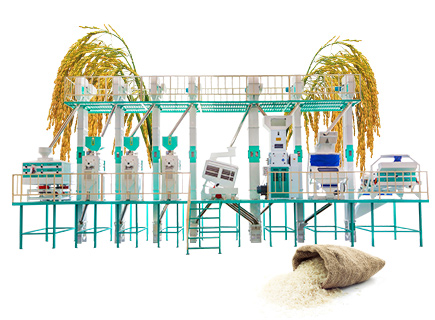 60ton/day rice mill machine production line