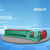 Double shaft mixer for clay brick making 