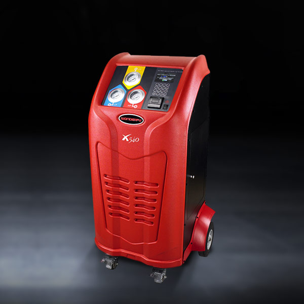 Auto maintenance equipment AC refrigerant recovery and recharge machine with printer and database