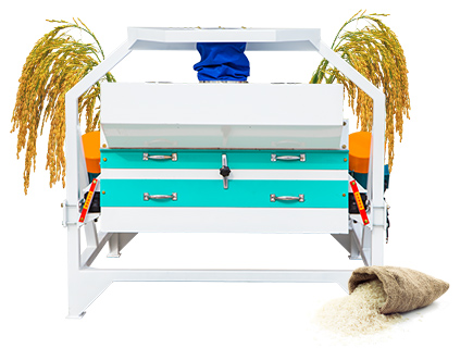 Vibratory rice cleaner machine cleaning sieves