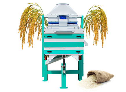   Gravity rice destoner machine