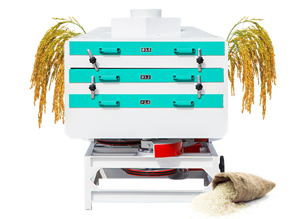 White rice grader