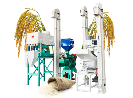 Mini rice mill production line