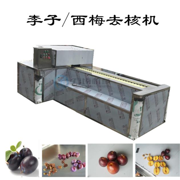 Automatic Fruit Core Remover Pitter Plum Prune Apricot Pitting and Cutting Machine