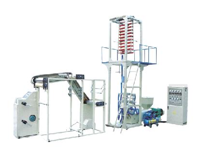 Concave-Convex Button Self-Sealed Bag Color Striped Film Blowing Machine