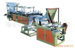 Ribbon-through Continuous rolled garbage bag making machine