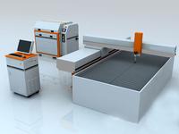 EAAK Water Jet cutting machine for stone glass metal