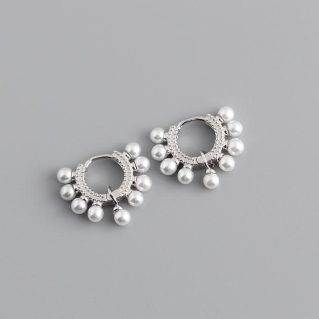 Pearl Circle Personality S925 Sterling Silver